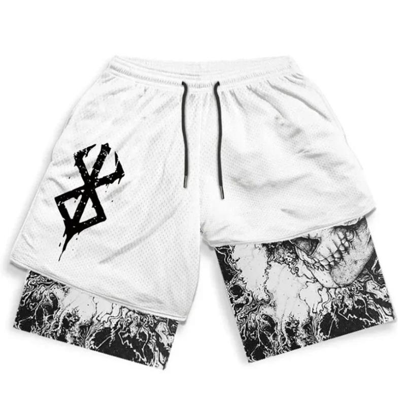 Anime Gym Shorts | Dragon Ball, NARUTO, One Piece | 3D Print, Quick Dry, Compression