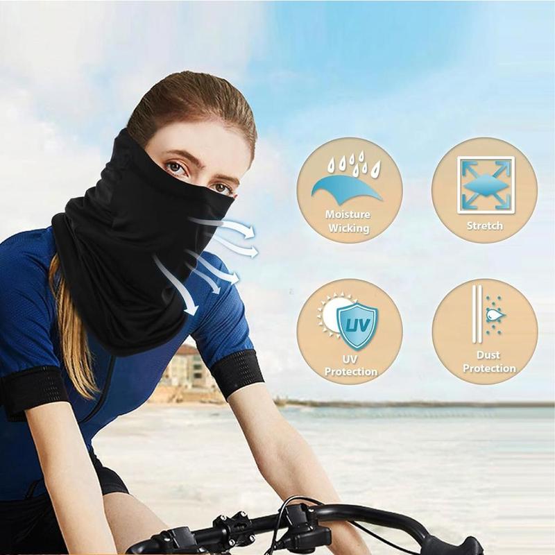 Dust Proof Face Mask for Christmas Gift, 6 Counts Breathable Sun Care Face Cover for Motorcycle, Shooting, Skiing, Climbing, Hiking, Travel, Sports & Outdoor Accessories