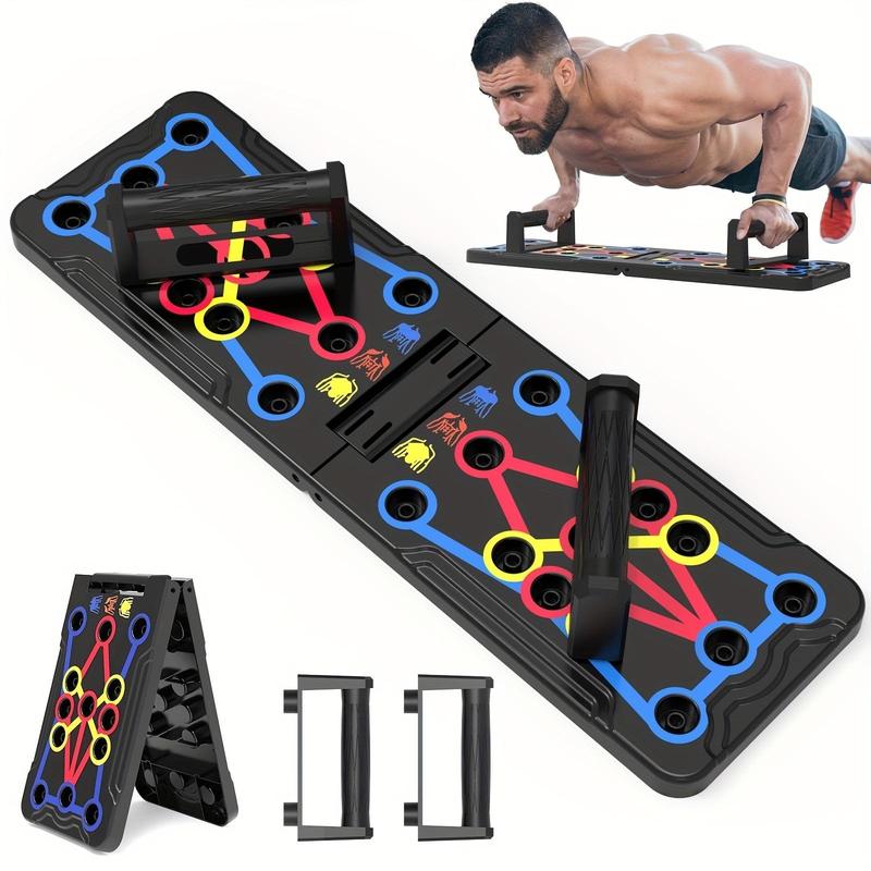 Muscle Exercise Push-up Board, Portable Foldable Push-up Bar, Household Exercise Tool, Halloween Push-up Training Stand for Home, Gym, Workout, Gym Essentials, Outdoor Play Sets