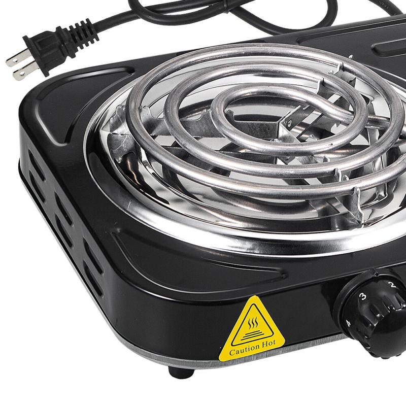 Portable Camping Cooking Stove Dorm Electric Double Burner Hot Plate Heating NEW