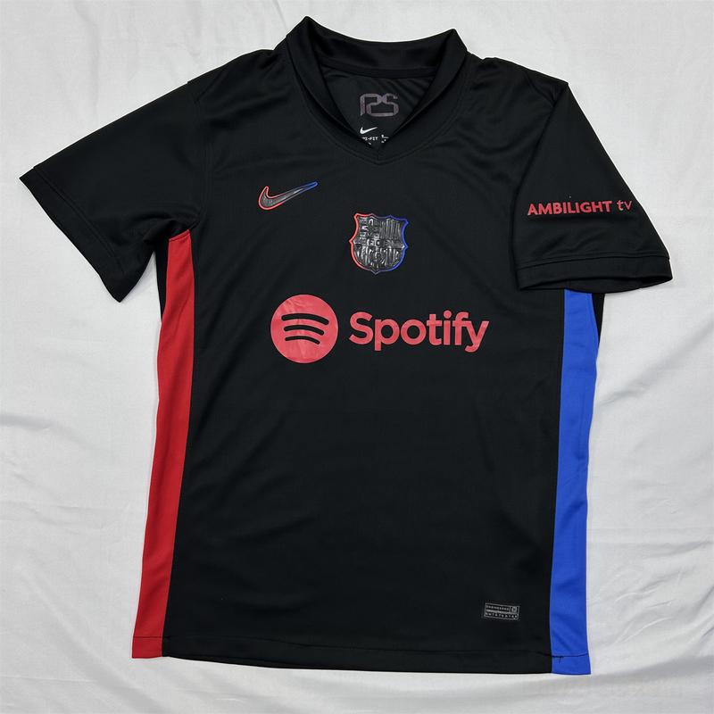 NIKE 24 25 Barcelona Soccer Jersey Men Short Sleeve Training Jersey