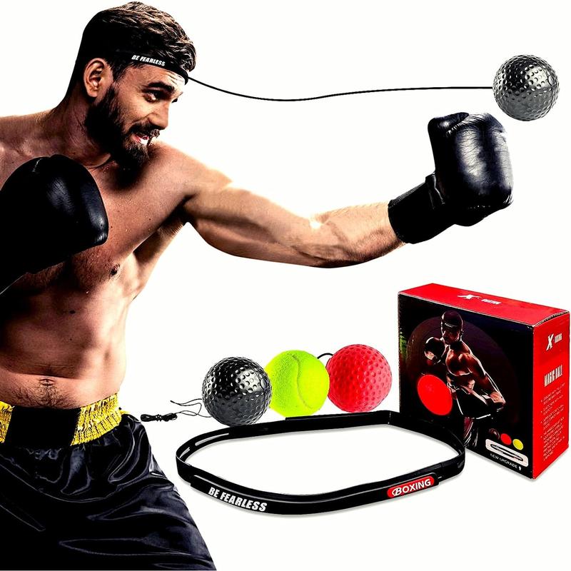 Boxing Reflex Ball for Adults, Sports Reaction Balls,Speed Flex,Boxing Machine,Boxing Training Ball,Improve Hand Eye Coordination, Punching Speed JFHH