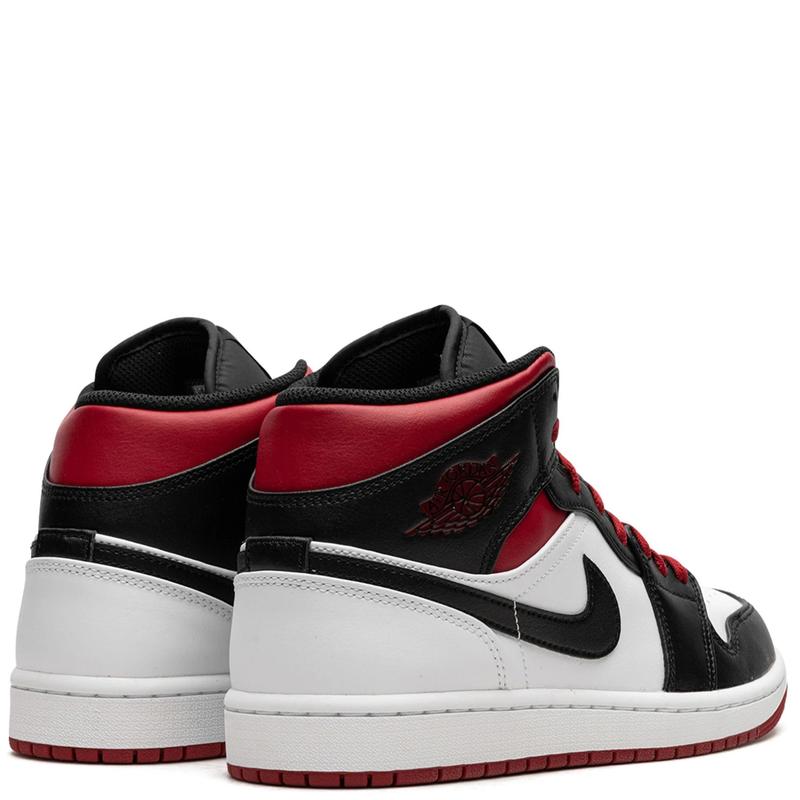 Nike Air Jordan 1 Mid Gym Red Black Toe DQ8426-106 Mens Fashion Sneakers New