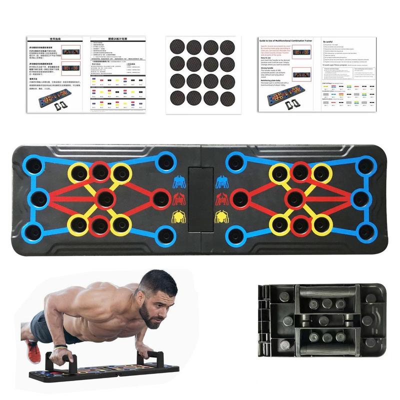 Muscle Exercise Push-up Board, Portable Foldable Push-up Bar, Household Exercise Tool, Halloween Push-up Training Stand for Home, Gym, Workout, Gym Essentials, Outdoor Play Sets