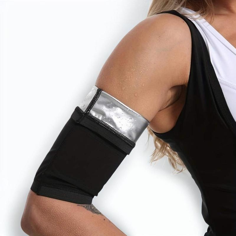 Arm Sleeve, 1 Pair Sweat-absorbing Sauna Arm Sleeve Wrap, Arm Sleeve for Women, Fitness Accessories, Christmas Gift