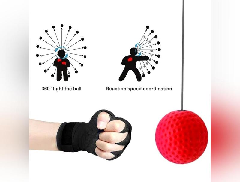 Punching Ball Head-Mounted Fighting Speed Sanda Training Boxing Reflex Ball Home Fitness Exercise Boxing Equipment Accessories