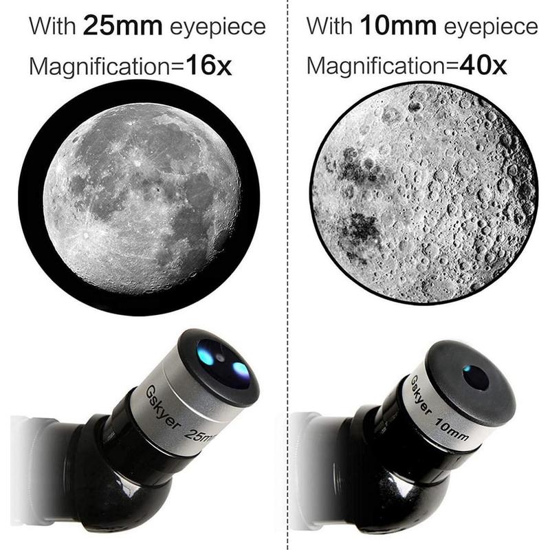 Gskyer Telescope, Telescopes for Adults, 80mm AZ Space Astronomical Refractor Telescope Kids, Adults Astronomy, German Technology Scope