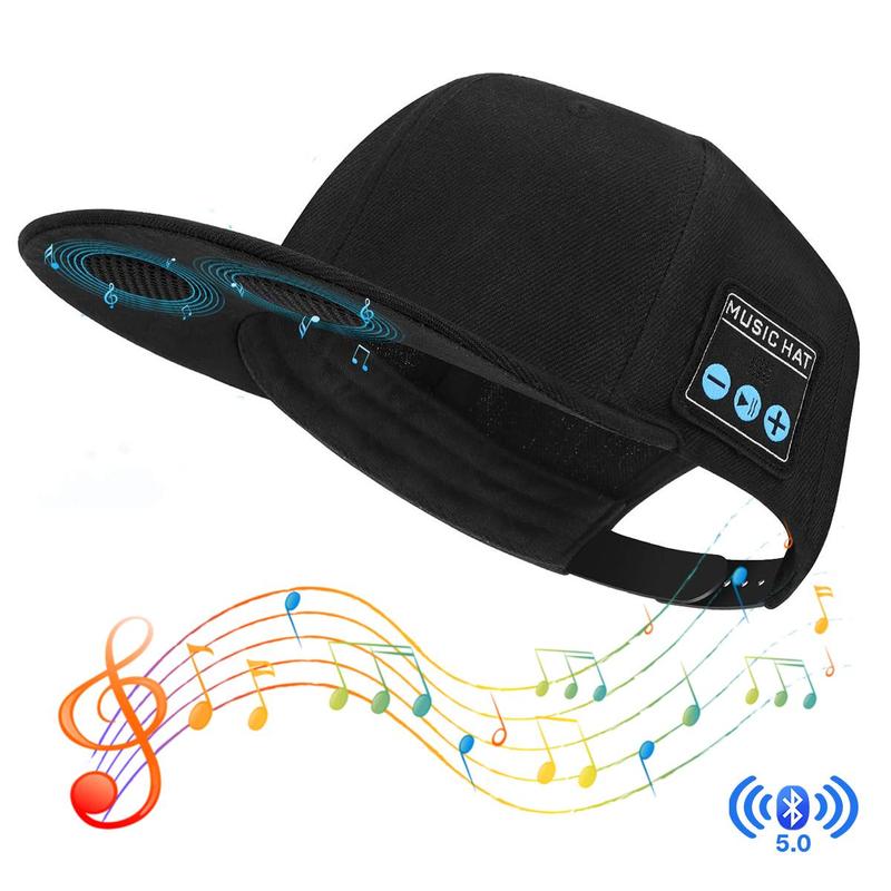 Hat with Bluetooth Speaker Adjustable Music Sports Hat Bluetooth Cap for Outdoor Sports Baseball Cap, The Birthday Gifts for Men Women Boys Girls