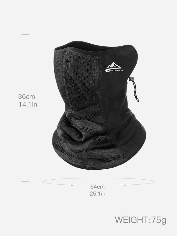 Winter Cycling Bandana Neck Cover, Windproof Warm Neck Ski Ear Protection Anti-haze Mask, Outdoor Sports Face Covering Mask