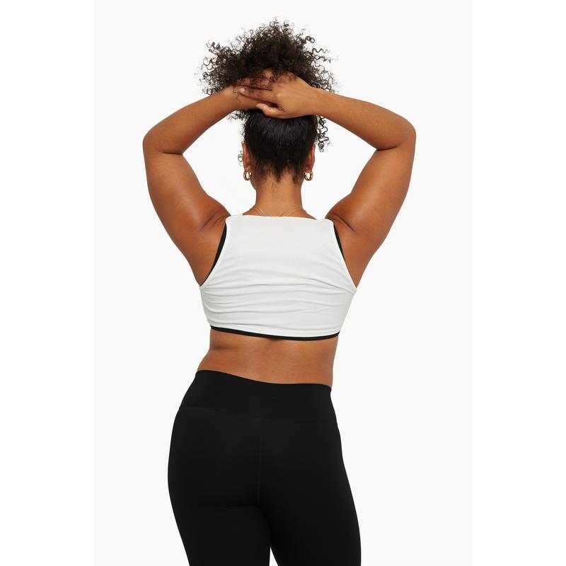 SPORTBODY® LAYERED TANK BRA - ONYX