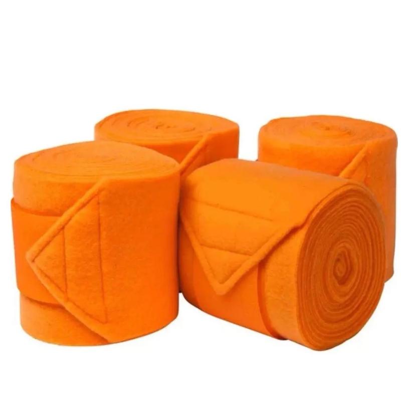 Set of 4 Horse Polo Wraps Fleece Bandages Leg Wraps