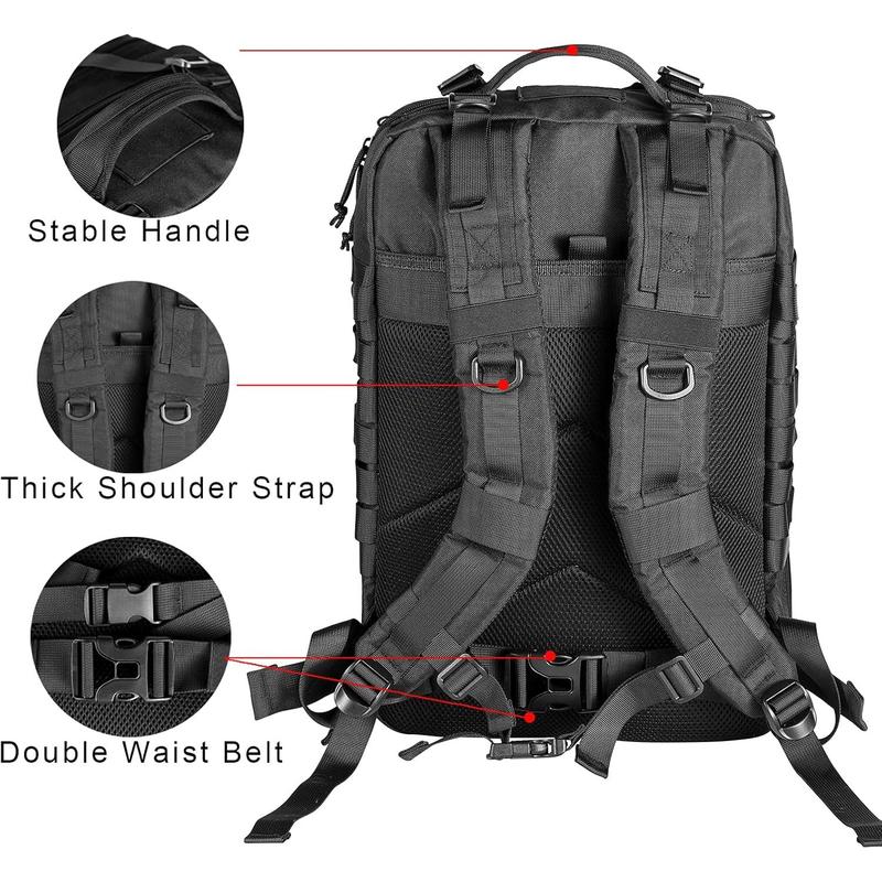 Backpack - Large Army 3 Day Assault Pack Molle Bag Rucksack,40L