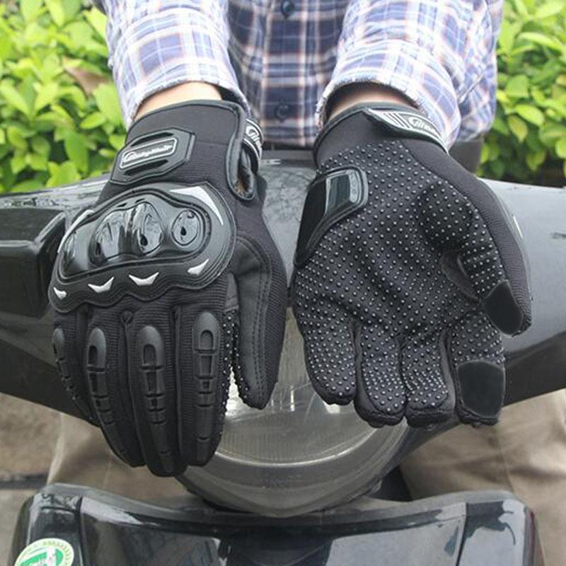 Motorcycle Full Finger Touch Screen Gloves, 1 Pair Breathable Cycling Gloves, Motorcycle Riding Gloves, Cycling Accessories for Men & Women