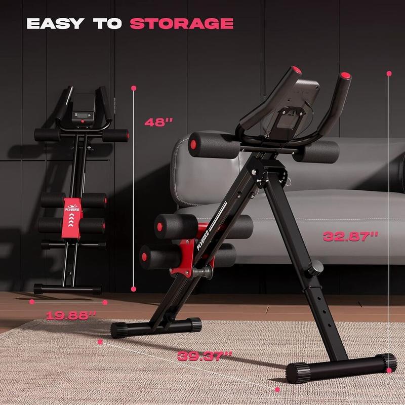 Ab Workout Equipment Adjustable Ab Machine Full Body Workout Home Gym Strength