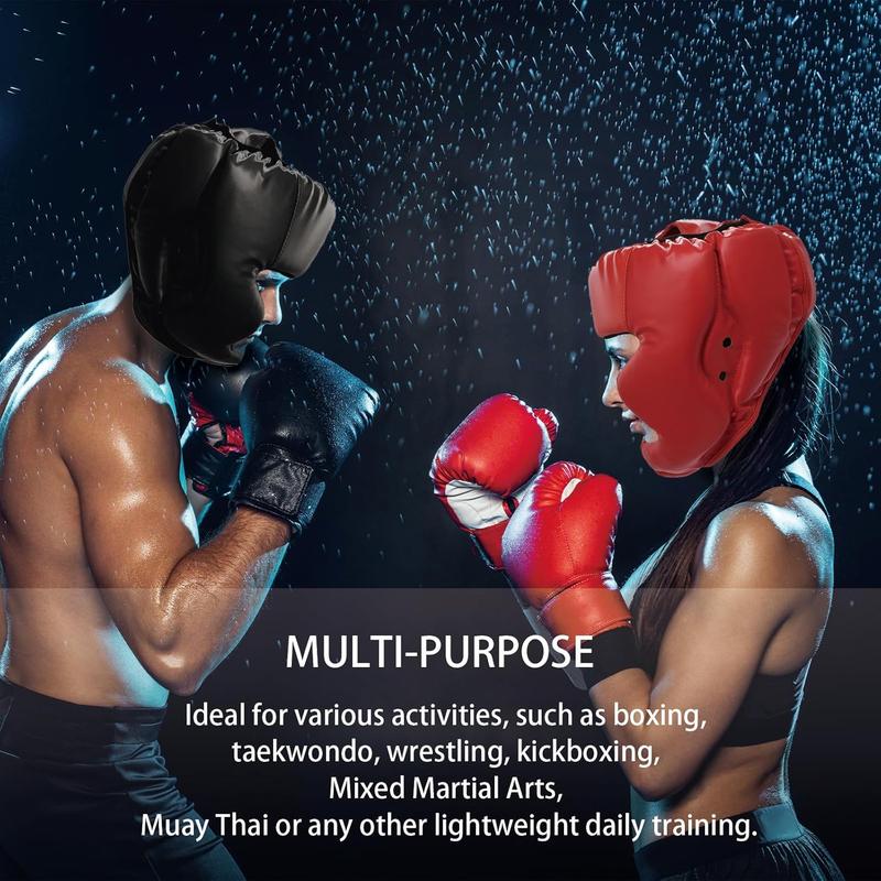 2 Pack Boxing Headgear for Taekwondo Sparring, MMA, Muay Thai - Protective Gear for Men and Women, Ideal for Beginners