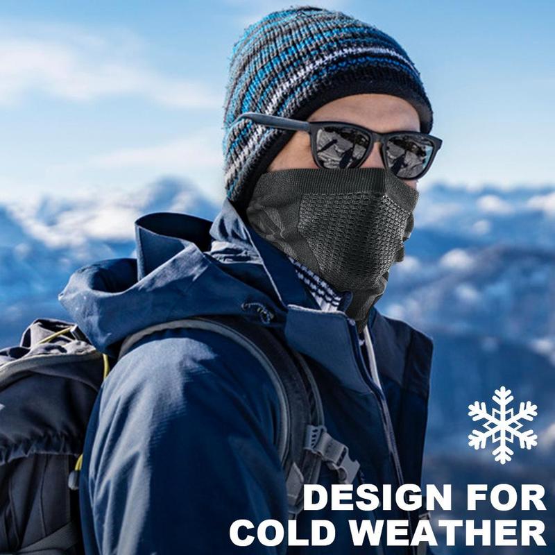 Winter Outdoor Cycling Face Mask, Windproof Warm Neck Gaiter, Sports Face Cover for Men & Women, Outdoor Sports Accessories, Christmas, Christmas Gift