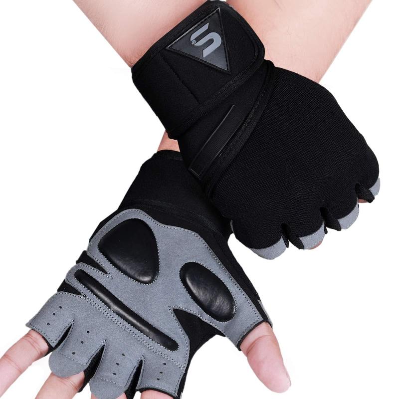 Fitness Workout Gloves Gym Weight lifting Gloves for Men Women Breathable Gymnasium Wrist Support Padded Deadlifts Exercise Training Pull Ups