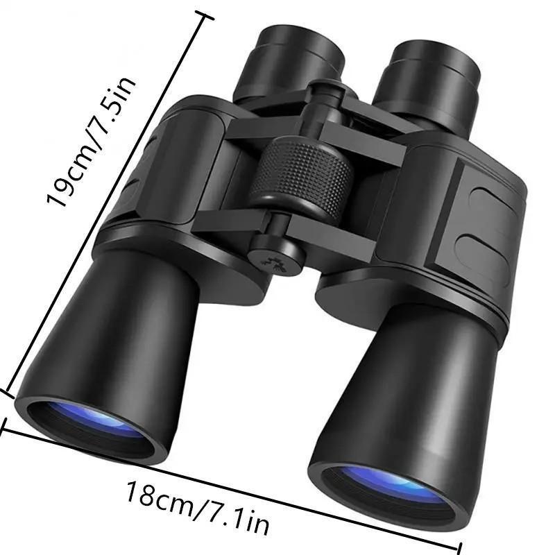 20x50 Zoom Binoculars, 1 Count Night Vision Long Range Telescope Binoculars For Outdoor Bird Watching, Solocamping, Bikepacking, Glamping