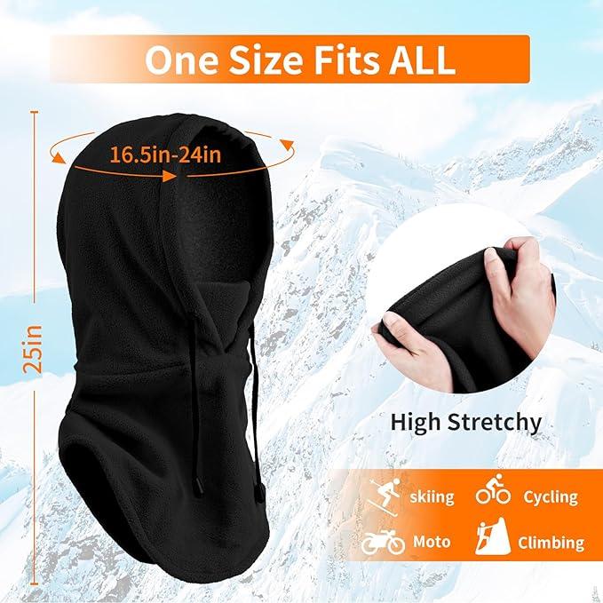 Ski Mask for Men and Women Balaclava Face Mask Full Winter Mask Breathable Sports Mask - One Size Fits Most