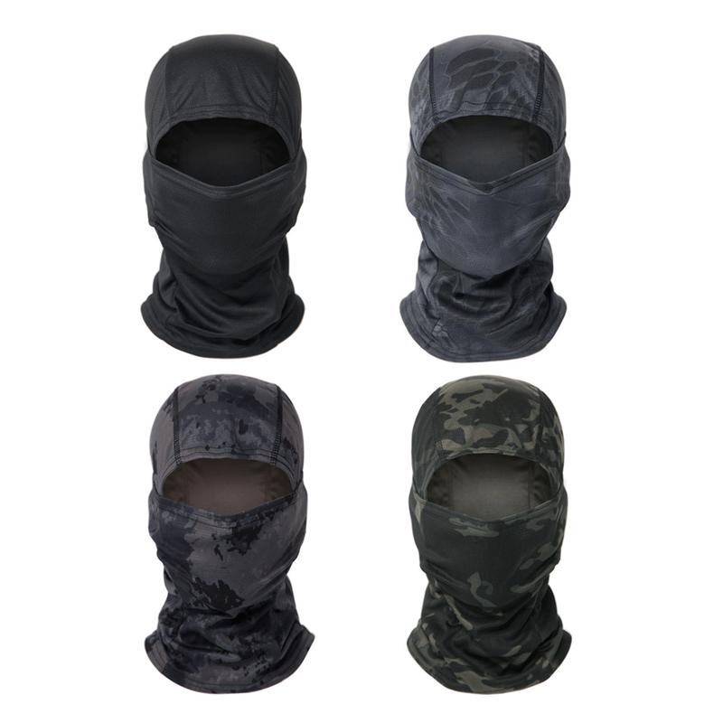 3PCS Set Motorcycle Tactical Army Hunting Ski Mask Balaclava Camo Face Mask