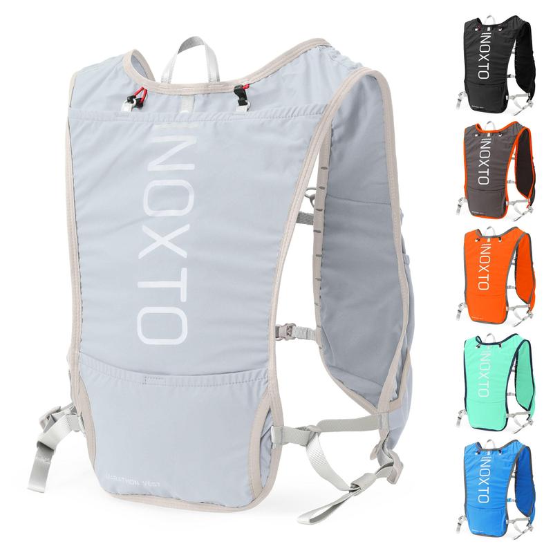 Letter Pattern Pocket Adjustable Running Bag, 5l Lightweight Insulated Hydration Running Vest Backpack, Gym Bag, Running Vest, Sports Bag for Hiking, Skiing, Mountain Climbing, Hunting, Racing and Training, Sports & Outdoor Clothes Accessories