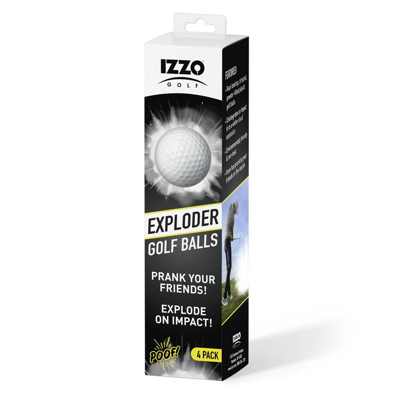 Exploding Prank Golf Balls - 4 Pack