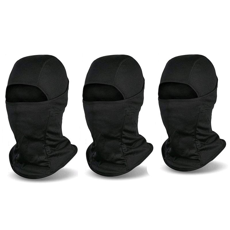 3PCS Set Motorcycle Tactical Army Hunting Ski Mask Balaclava Camo Face Mask