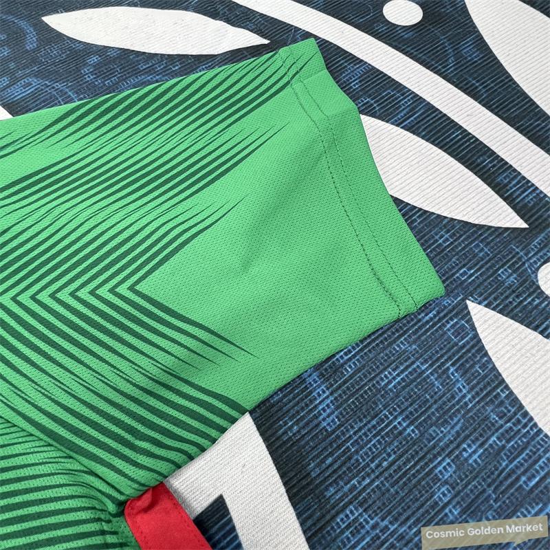 22 Mexico Home Short Sleeve Green Soccer Jerseys