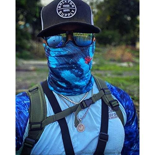 UPF 50+ UV Sun Protection Neck Gaiter Fishing Mask Hunting Kayaking Hiking Cycling Ski Sports