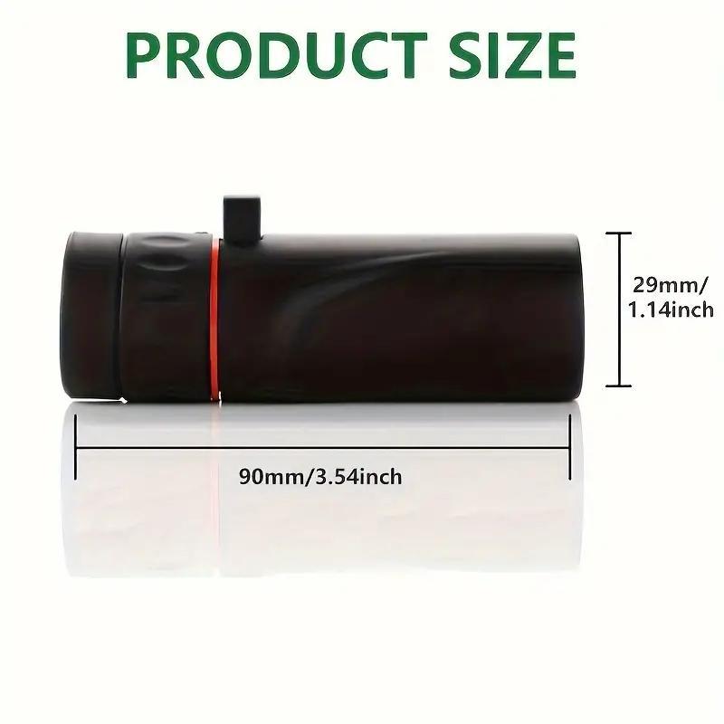 Portable Mini Monocular, 2000X25 High Power HD Monocular with BAK4 Prism & FMC Coating, Outdoor Monocular for Hunting, Tourism, Camping