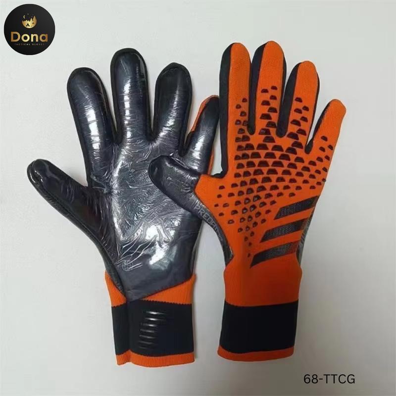 DONA Tactical Gloves 2024 New Professional Grade Adult Latex Goalkeeper Training Anti-Slip Goalkeeper Gloves for Children's Soccer Equipment