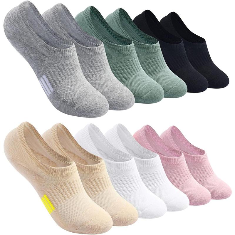 No Show Socks Womens Cushioned Low Cut Athletic Hidden Liner for Sneakers Ankle Invisible Running Socks 4 6 Pairs