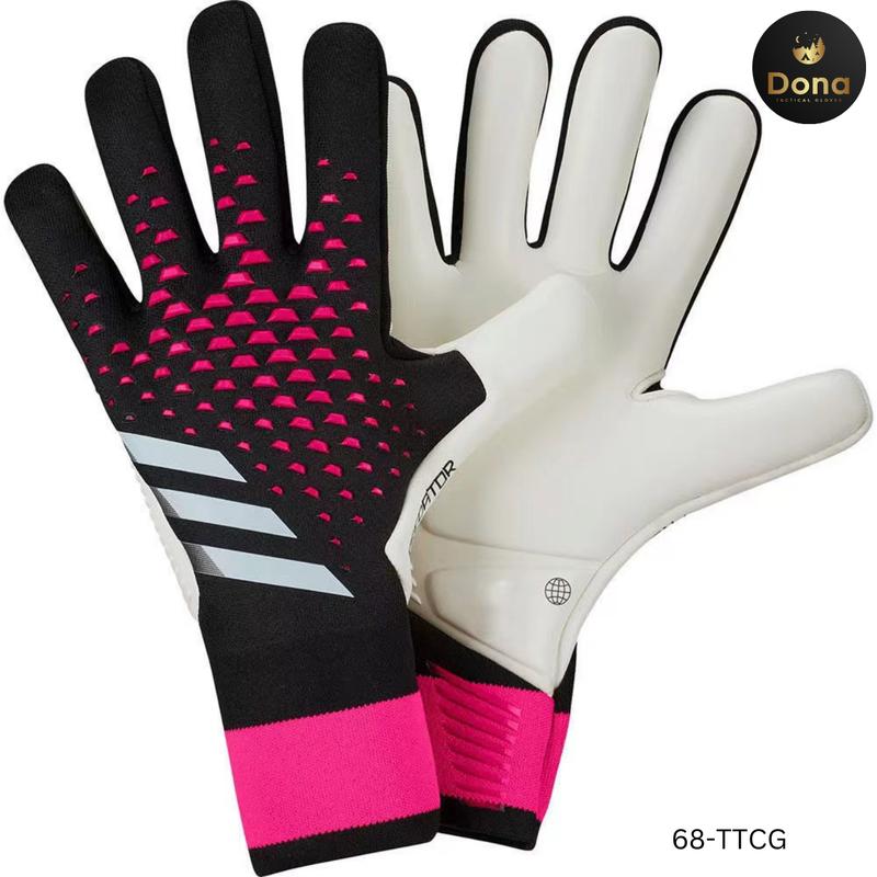 DONA Tactical Gloves 2024 New Professional Grade Adult Latex Goalkeeper Training Anti-Slip Goalkeeper Gloves for Children's Soccer Equipment