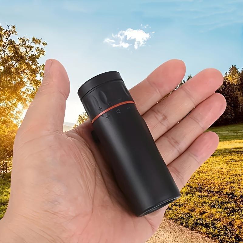 High-power Magnifying Monocular Telescope, Portable Mini Telescope, Single Tube Telescope for Outdoor Camping, Hunting, Travel Concerts, Fishing, Solocamping, Bikepacking, Glamping