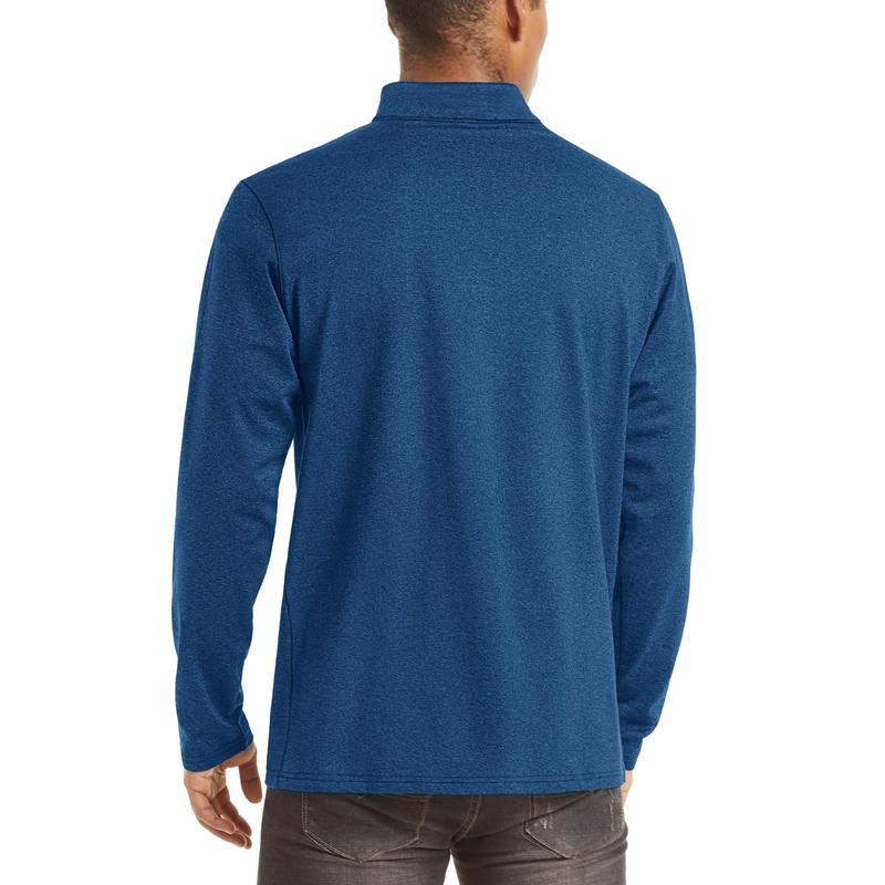 MAGCOMSEN Men's Running Athletic Shirts 1 4 Zip Fleece Pullover Long Sleeve Sweatshirts