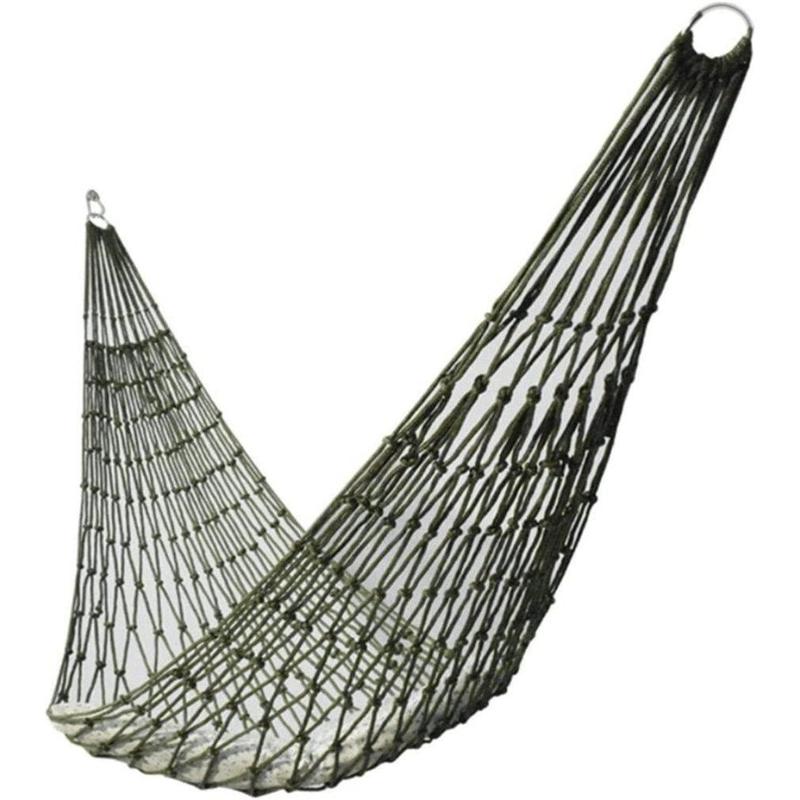 Single Nylon Hammock, Indoor and Outdoor Lightweight Hammock for Camping