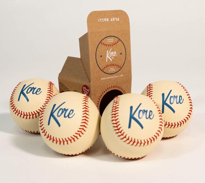 Kore Baseball - 4 Pack, Hand Stitched Soft Baseballs