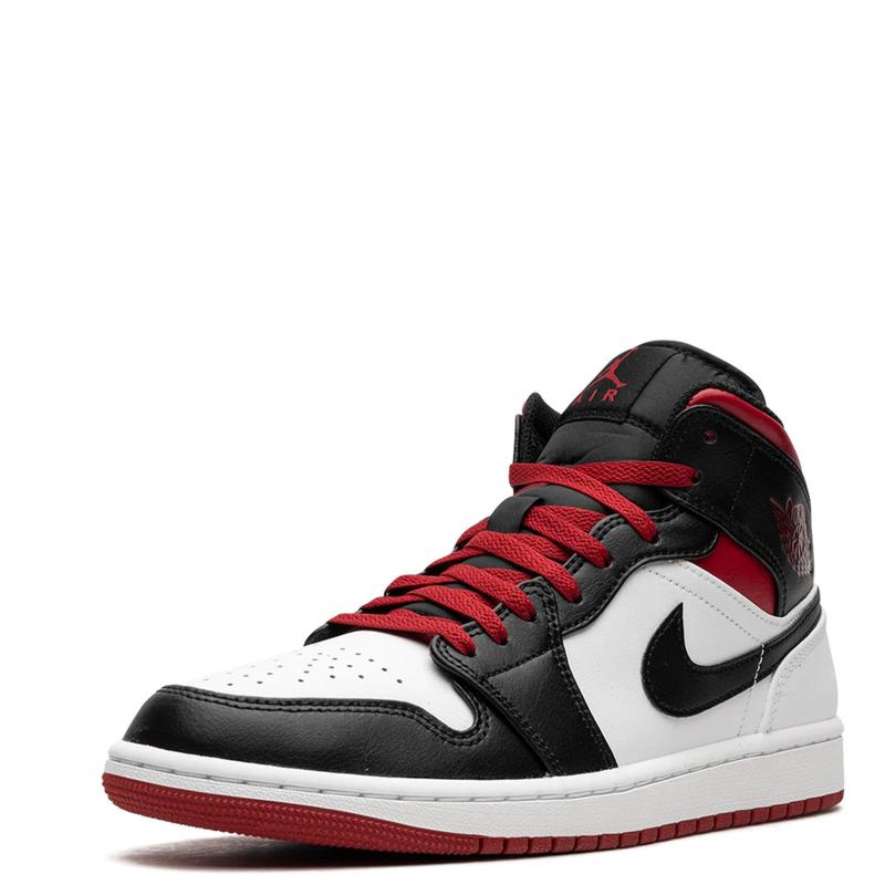 Nike Air Jordan 1 Mid Gym Red Black Toe DQ8426-106 Mens Fashion Sneakers New