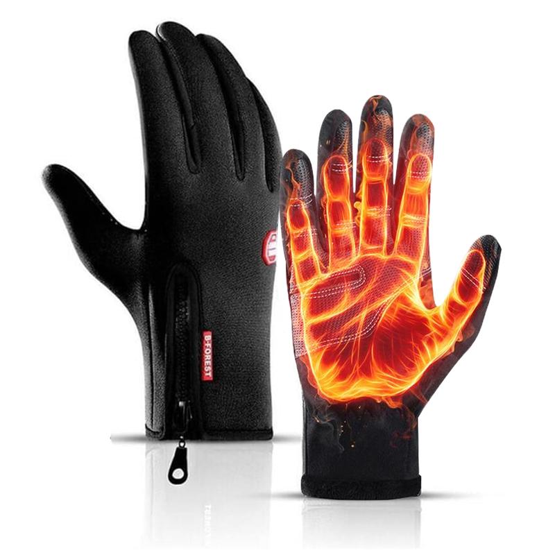 Winter Warm Gloves Touch Screen Ski Gloves Anti Slip Windproof Thermal Gloves for Men Women Running Hiking