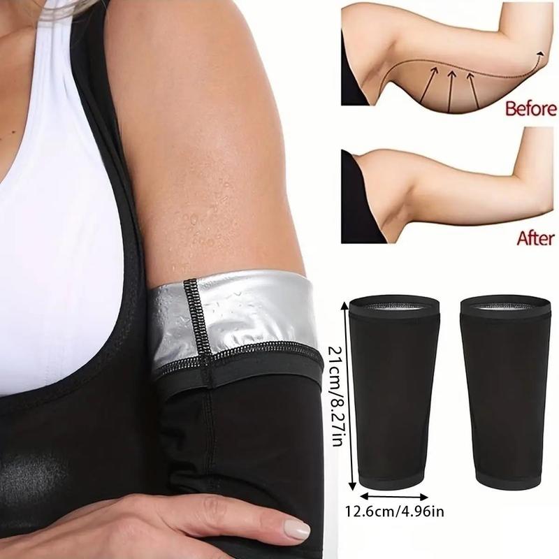 Arm Sleeve, 1 Pair Sweat-absorbing Sauna Arm Sleeve Wrap, Arm Sleeve for Women, Fitness Accessories, Christmas Gift