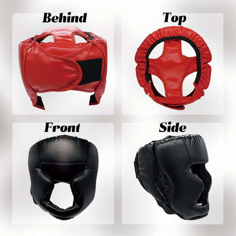 2 Pack Boxing Headgear for Taekwondo Sparring, MMA, Muay Thai - Protective Gear for Men and Women, Ideal for Beginners