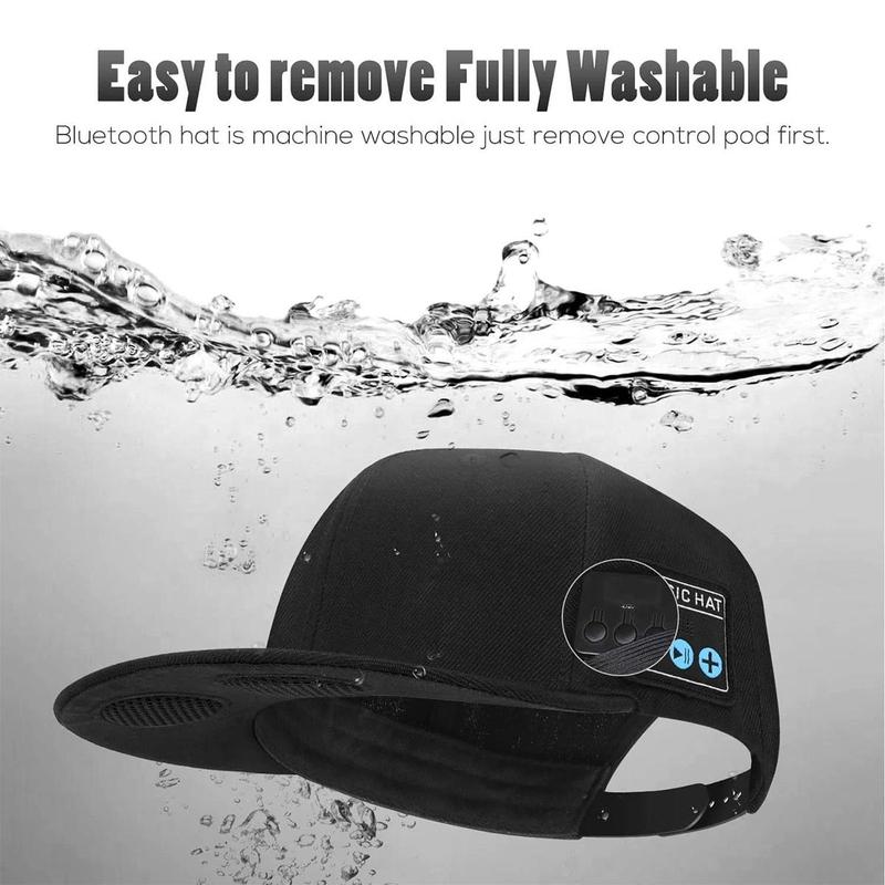 Hat with Bluetooth Speaker Adjustable Music Sports Hat Bluetooth Cap for Outdoor Sports Baseball Cap, The Birthday Gifts for Men Women Boys Girls