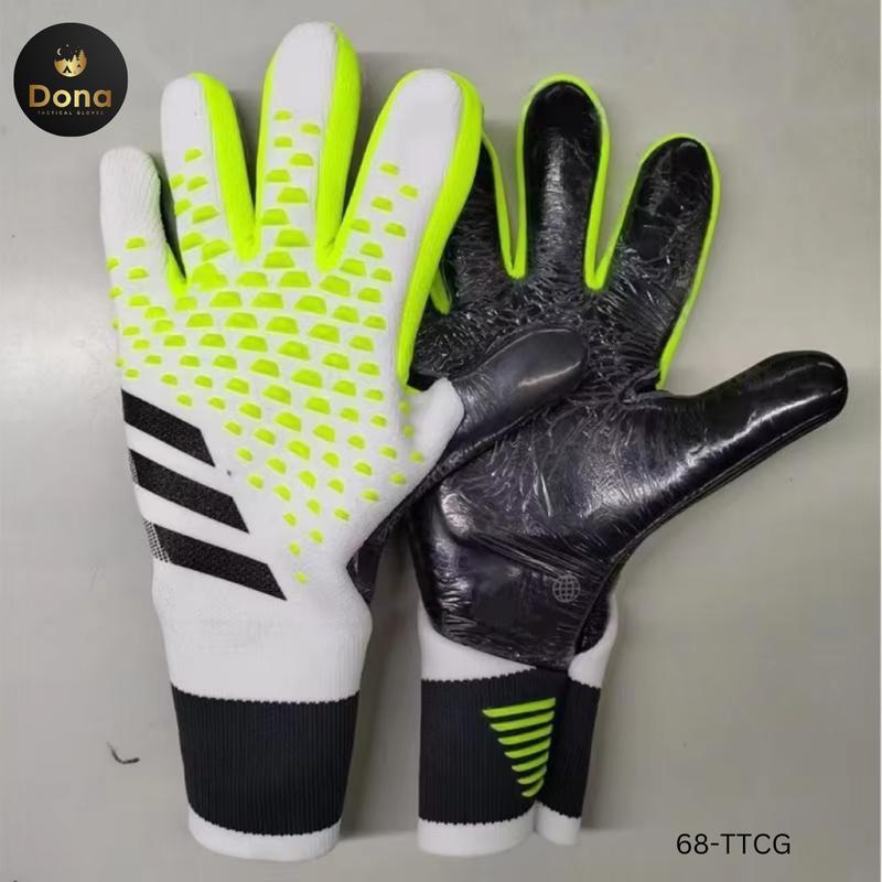 DONA Tactical Gloves 2024 New Professional Grade Adult Latex Goalkeeper Training Anti-Slip Goalkeeper Gloves for Children's Soccer Equipment