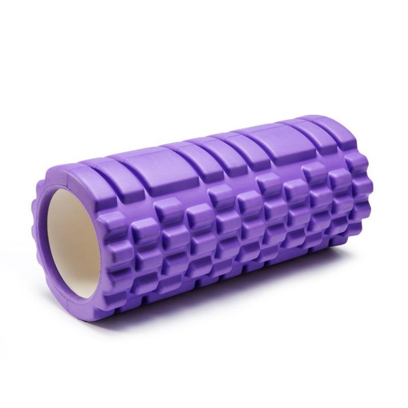 Travel Yoga Foam Roller, 1 Count Muscle Relief Massage Roller, Portable Exercise Equipment For Home and Travel, yogachallenge