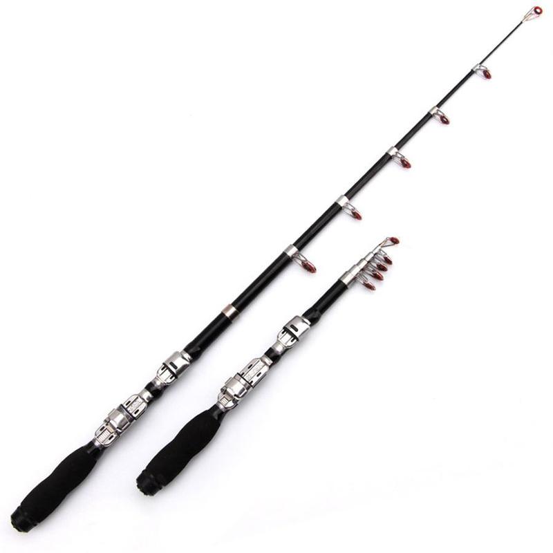 Portable Fishing Rod, Durable Telescopic Fishing Pole, Mini Fishing Accessories for Outdoor, Flyfishing, Solocamping, picnicaesthetic