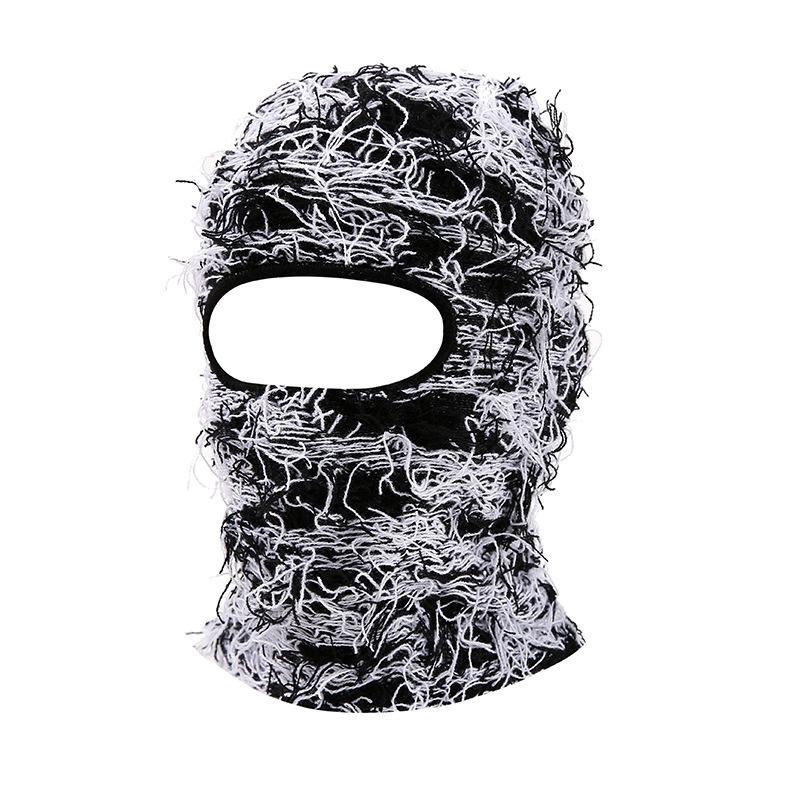 Ski Mask Balaclava Face Mask Shiesty Mask Distressed Balaclava Beanie Ski Mask for Men Women Unisex Face Covering Masks