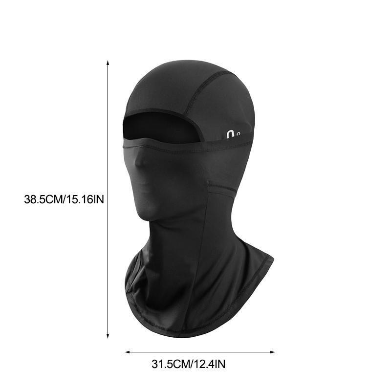 Summer Breathable Ice Silk Face Mask, Outdoor Sports Motorcycle Comfortable Elasticity Face Cover, Multifunctional Head Cover, Full Face Mask, Christmas Gift