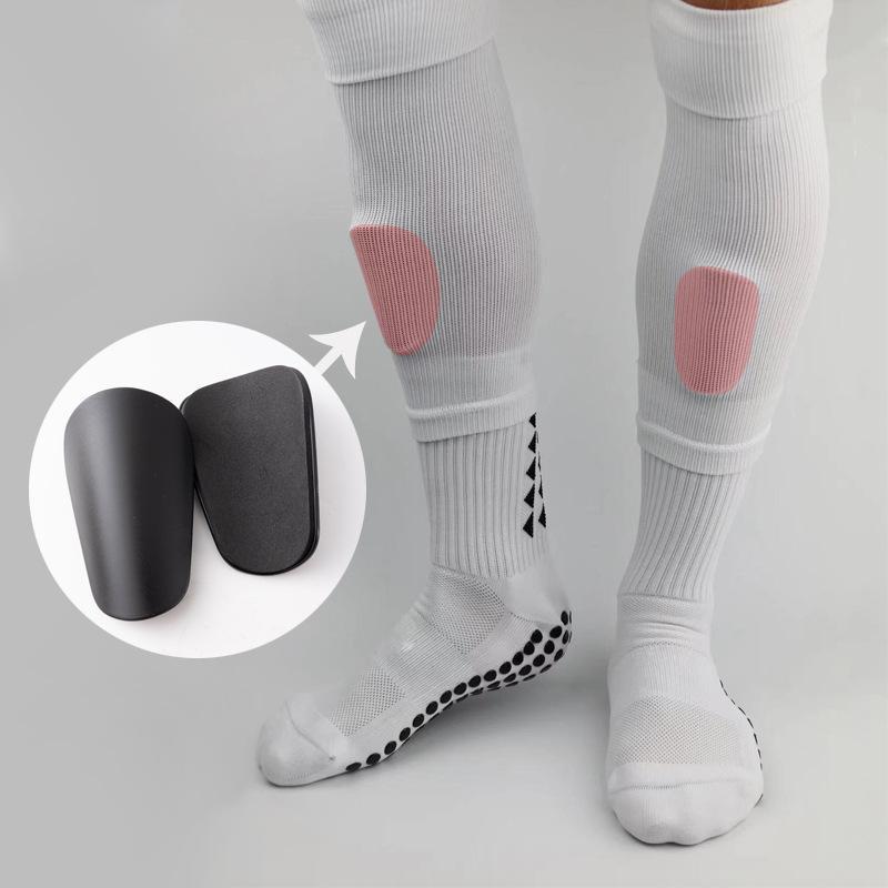 Mini Essential Items Soccer Leg Pad, 1 Pair Football Shin Guard, Football Gear Soccer Shin Guard for Adults and Beginners, Football Accessories Protective Gear