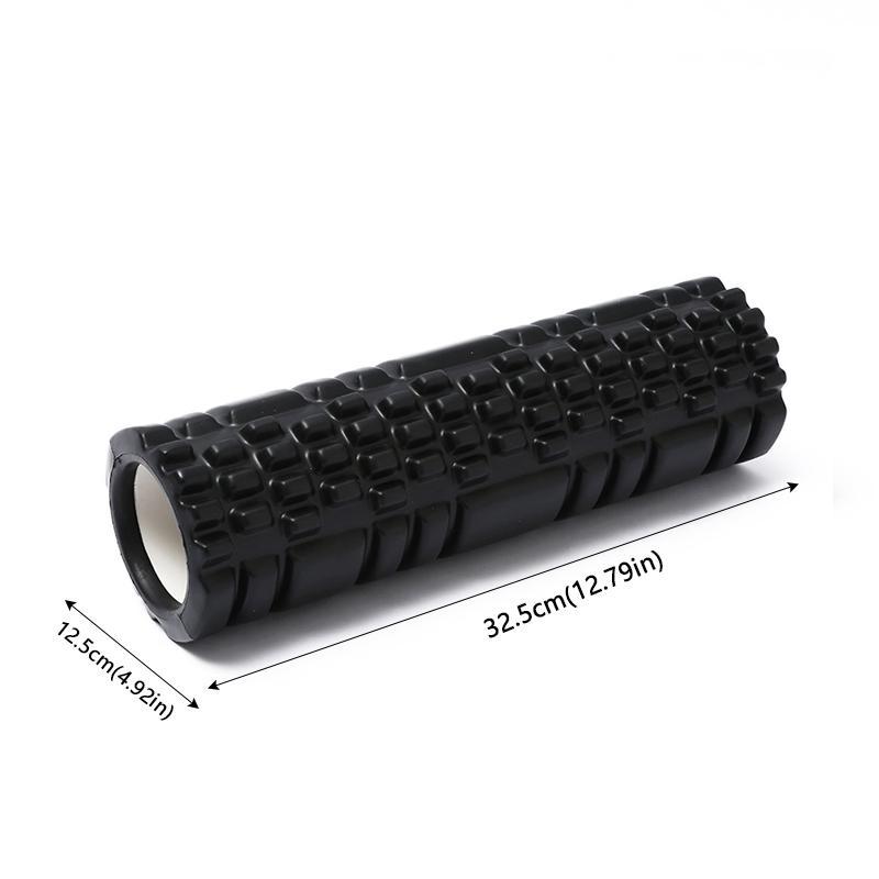 Travel Yoga Foam Roller, 1 Count Muscle Relief Massage Roller, Portable Exercise Equipment For Home and Travel, yogachallenge