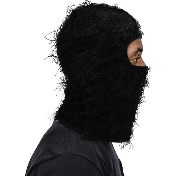 Ski Mask Balaclava Face Mask Shiesty Mask Distressed Balaclava Beanie Ski Mask for Men Women Unisex Face Covering Masks